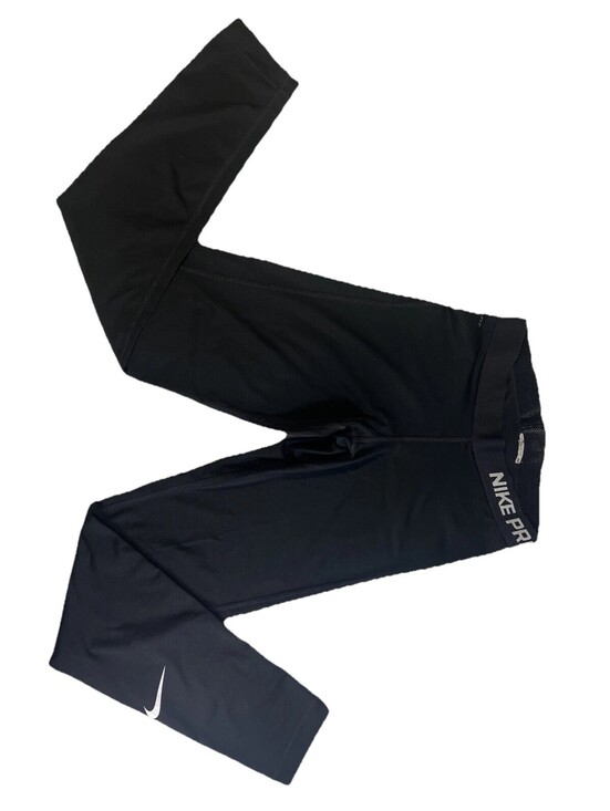 Nike Pants - Nike Pro Dri Fit Womens Small Mid Rise Crop Leggings Athletic, size small, black